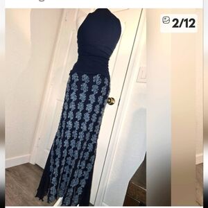 Legate Jeans  Vinage sleeveless top and maxi skirt set. Size S